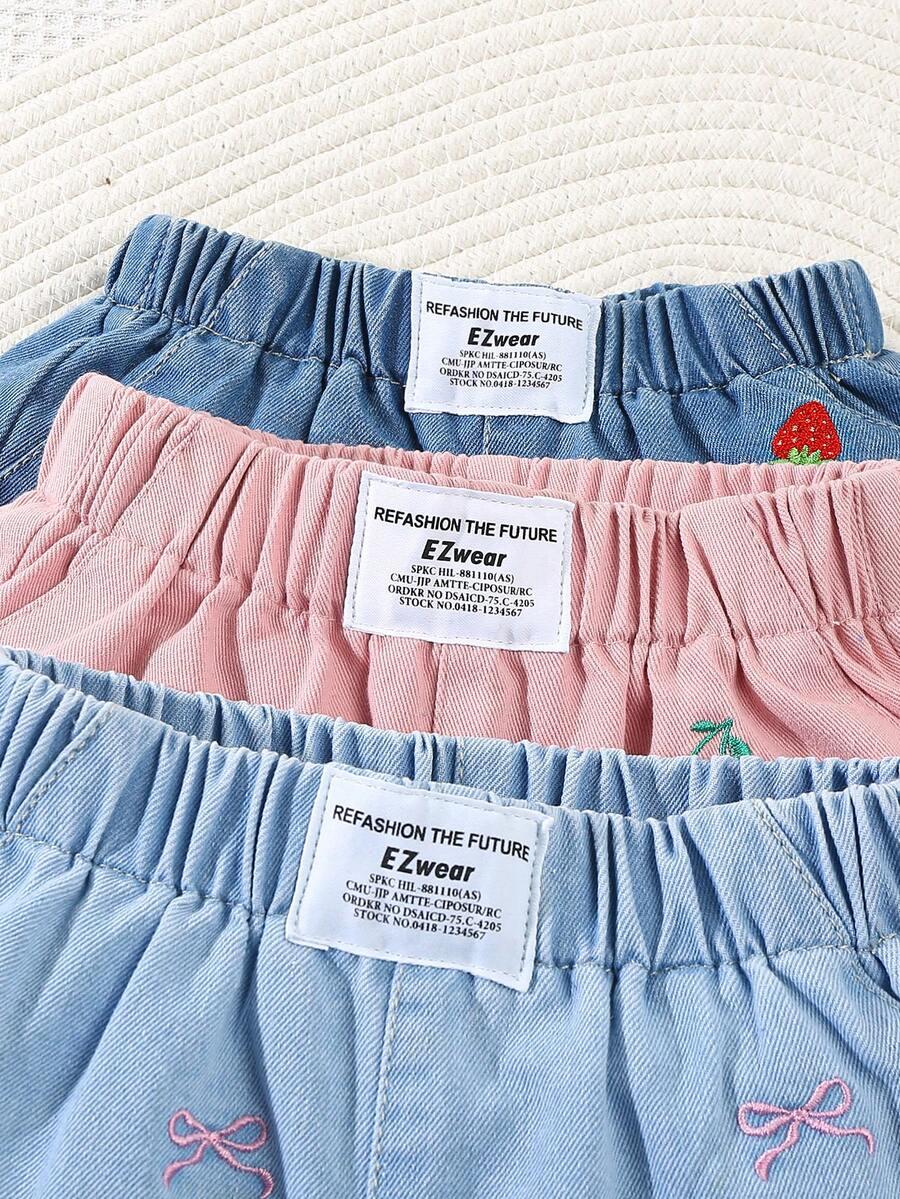 krótkie spodenki jeans 3-pack