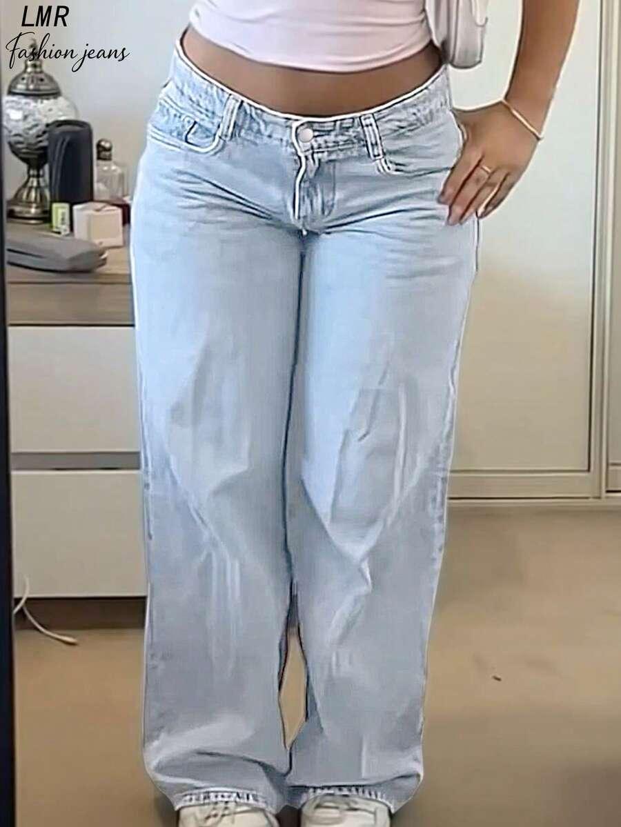 SPODNIE JEANS PROSTA NOGAWKA
