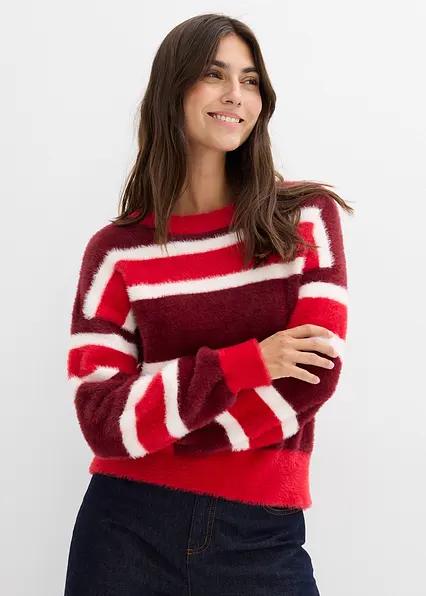 Sweter okrągły dekolt