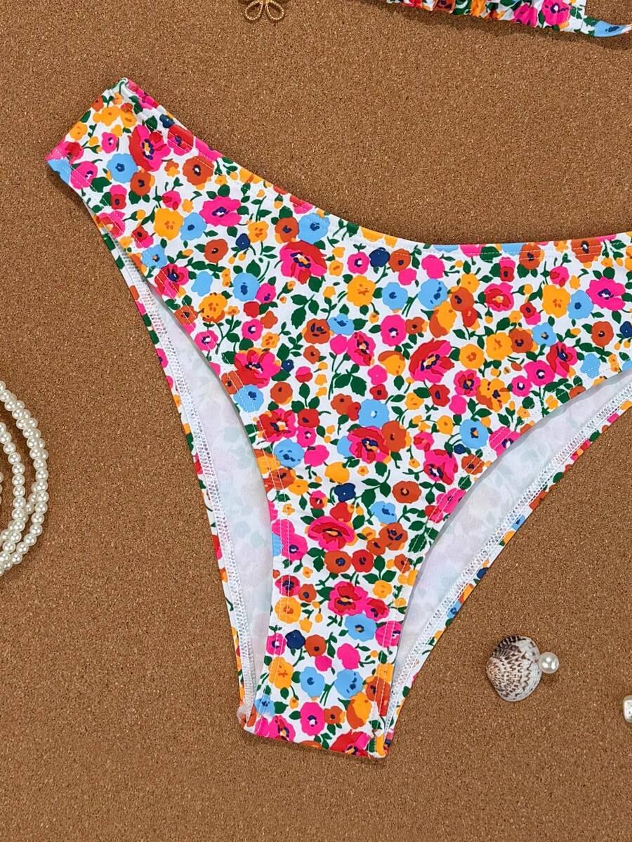 BIKINI DWUCZĘŚCIOWE W KWIATOWY WZÓR