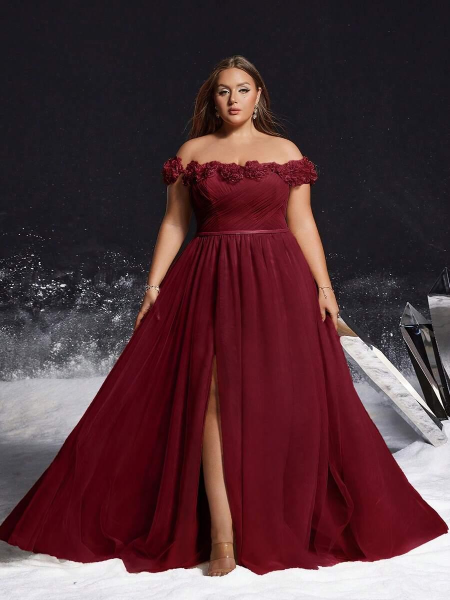 czerwona maxi sukienka