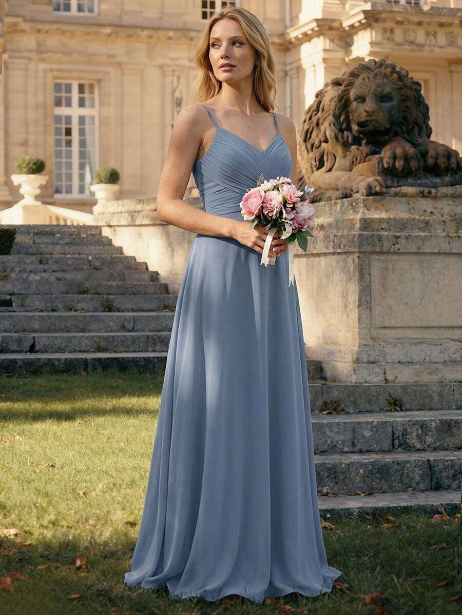 niebieska maxi sukienka 