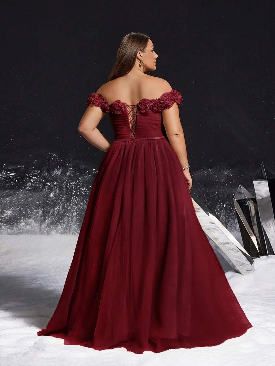 czerwona maxi sukienka
