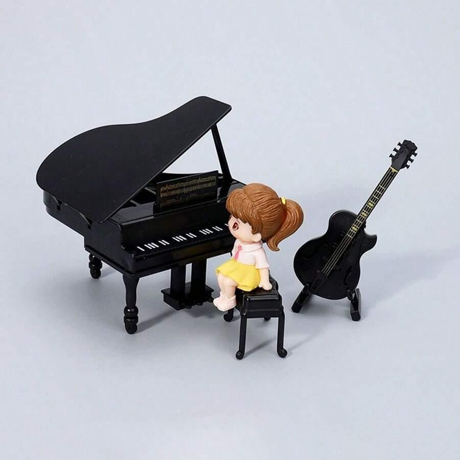 czarna mini gitara