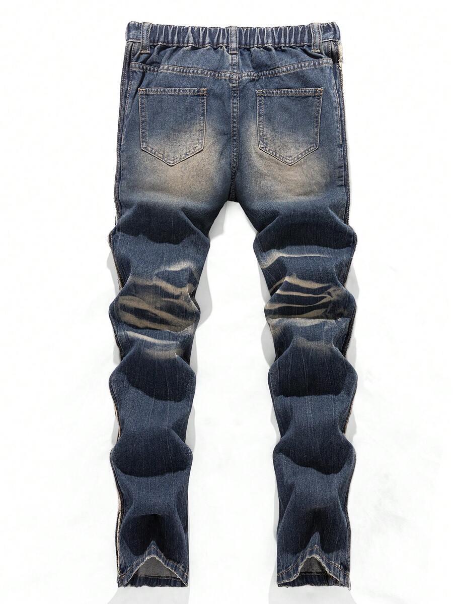 NIEBIESKIE SPODNIE JEANS