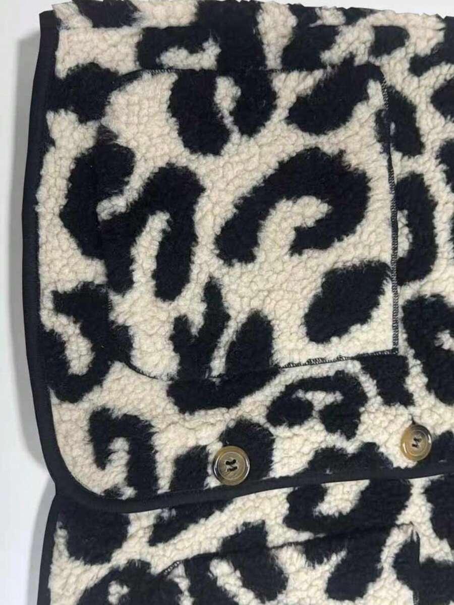 KAMIZELKA KIESZENIE ANIMAL PRINT 