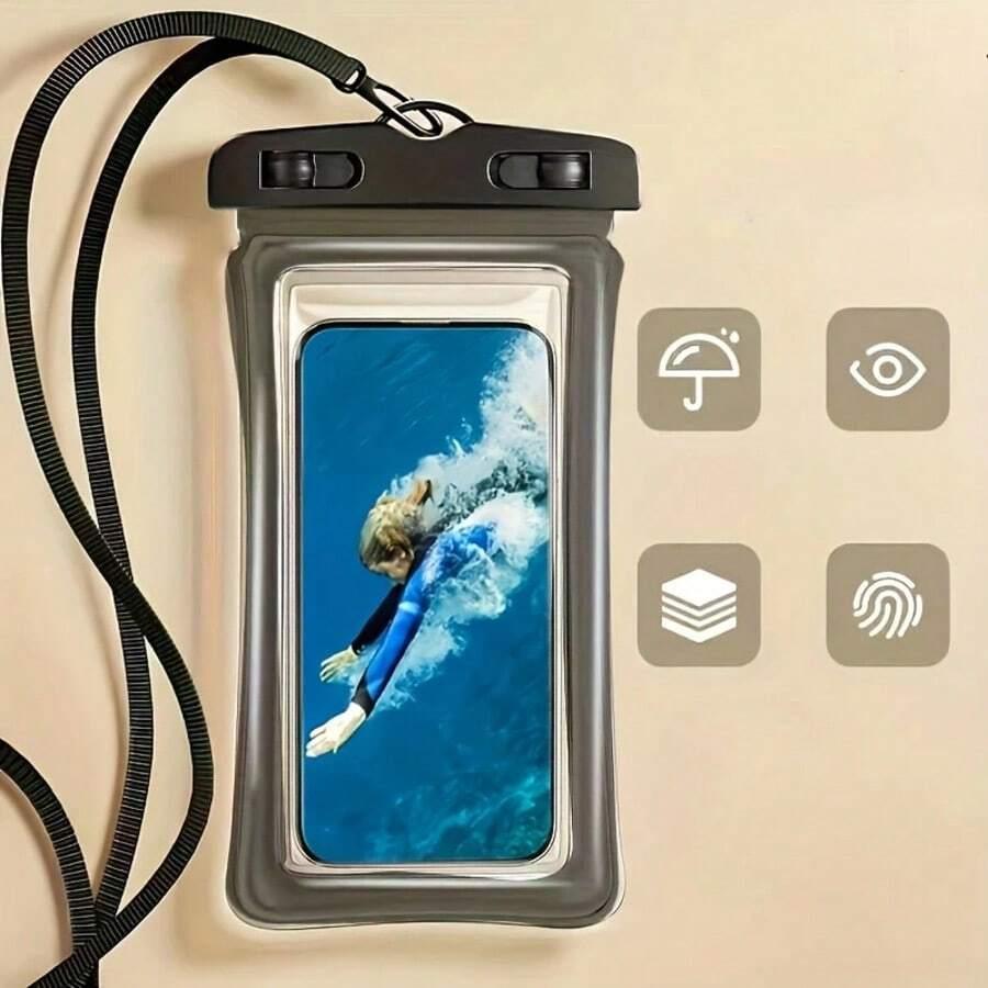 czarne WODOODPORNE ETUI NA TELEFON