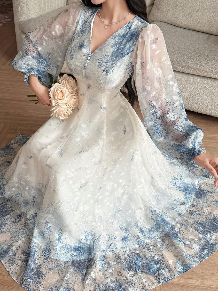 maxi sukienka rozkloszowana