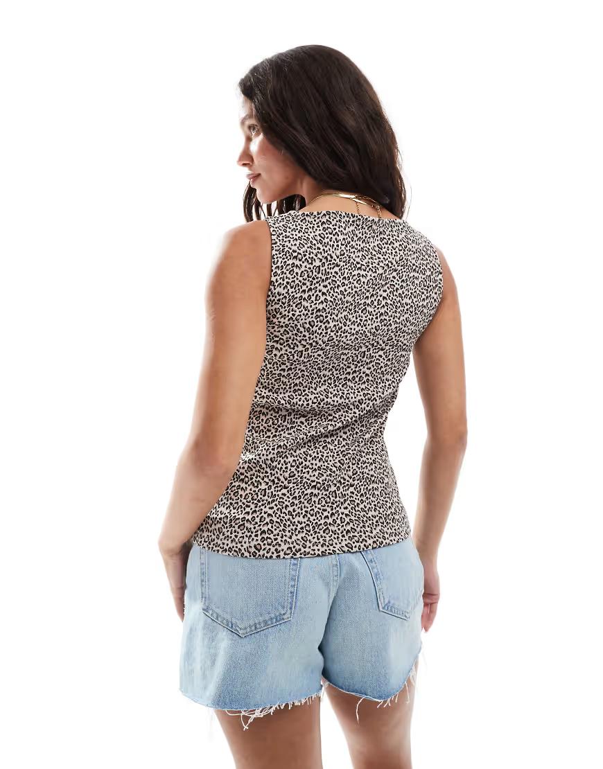 TOP ANIMAL PRINT GUZIKI
