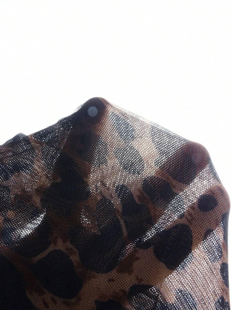 MAXI SUKIENKA ANIMAL PRINT