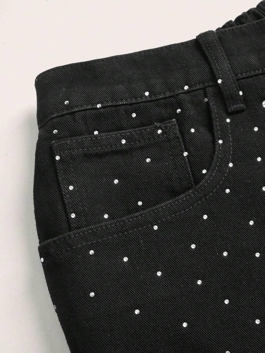 czarne spodnie jeans