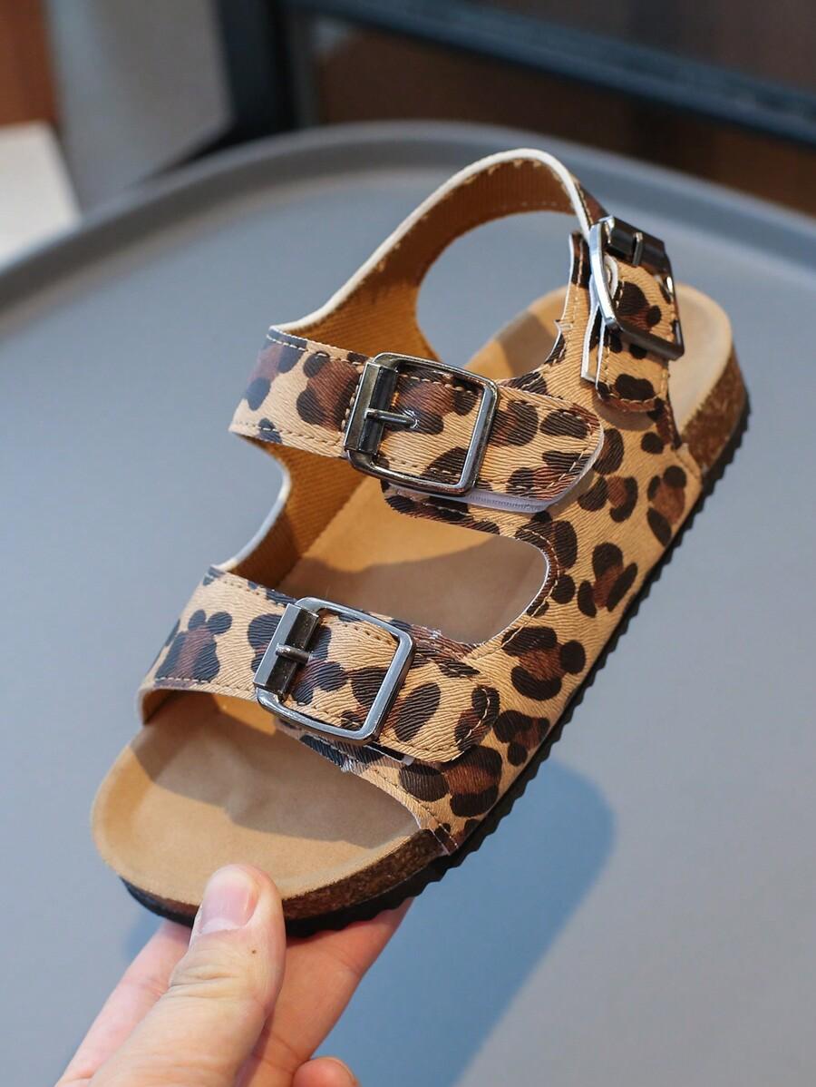 SANDAŁY ANIMAL PRINT sprzączki