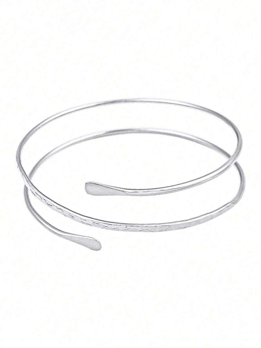 srebrne bransoletki 2-pack