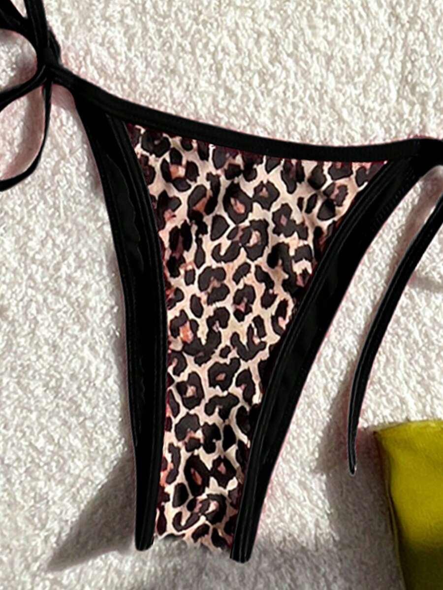 DWUCZĘŚCIOWY STRÓJ KĄPIELOWY ANIMAL PRINT