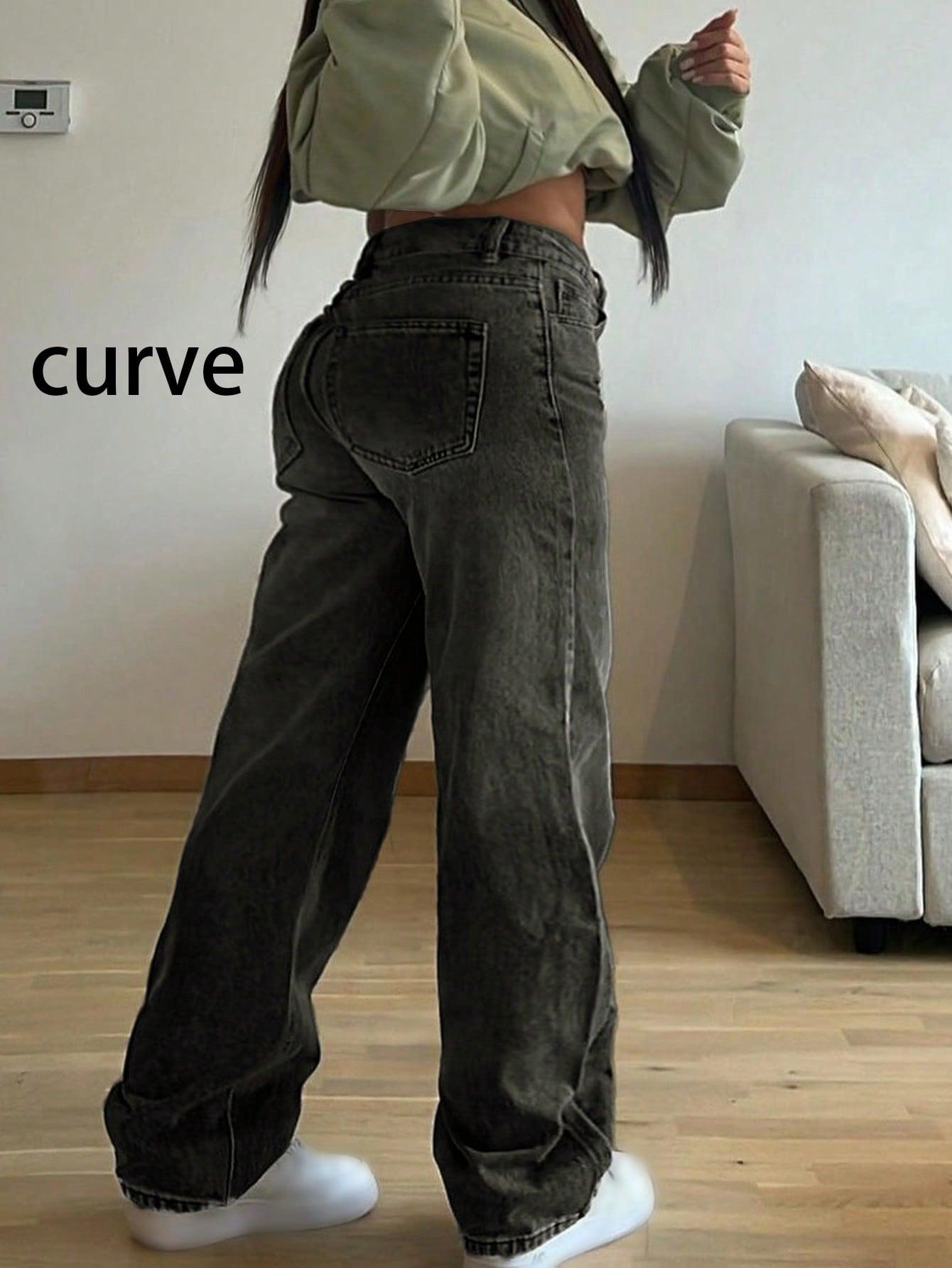 czarne spodnie jeans 