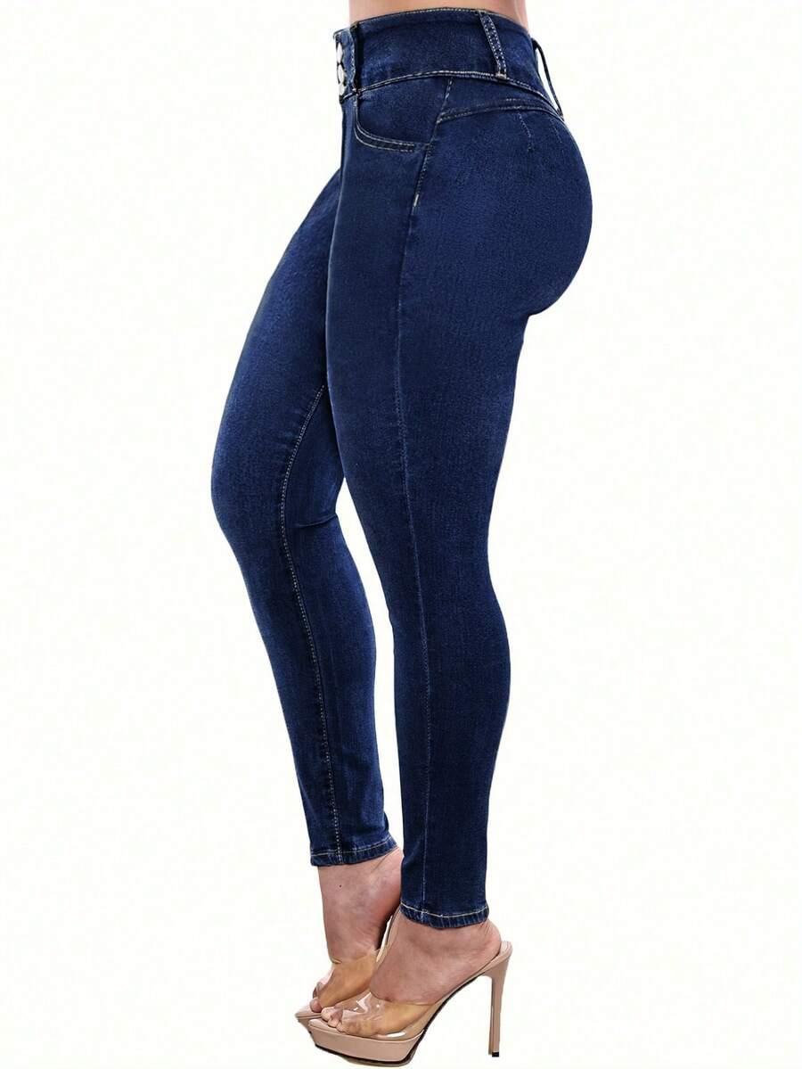 NIEBIESKIE SPODNIE JEANS 