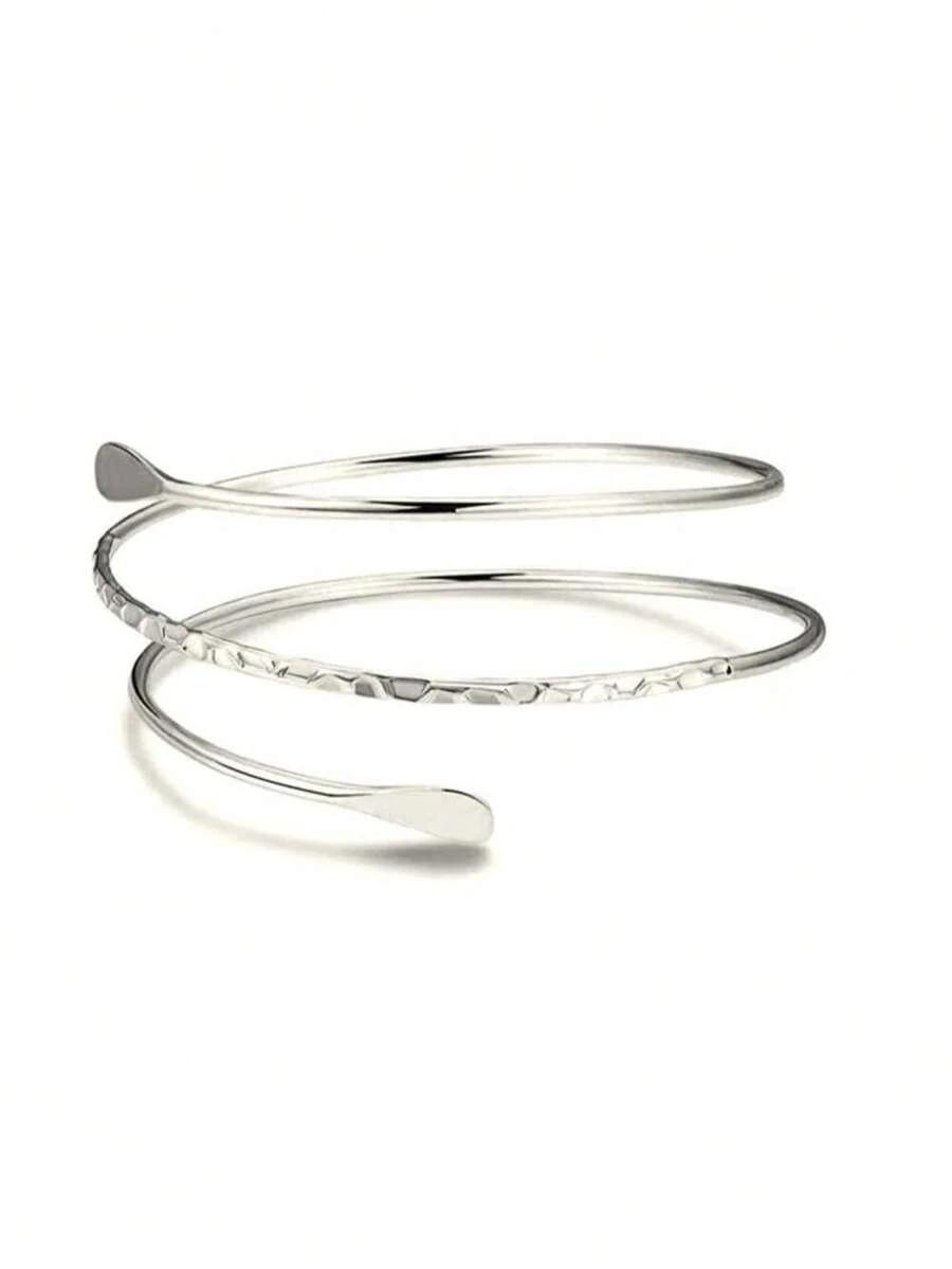 srebrne bransoletki 6-pack