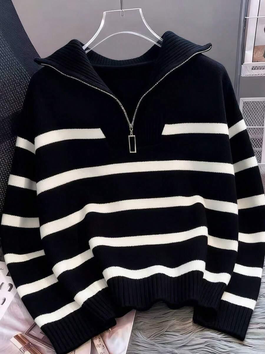 SWETER PASKI KONTRAST 