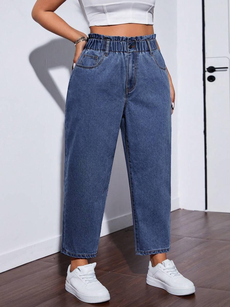NIEBIESKIE SPODNIE JEANS