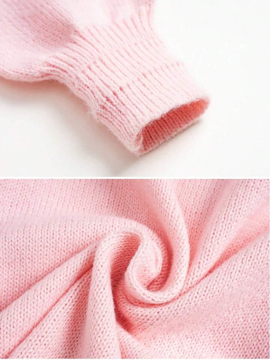 różowy sweter KARDIGAN 