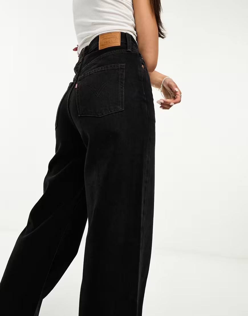 CZARNE SPODNIE JEANS