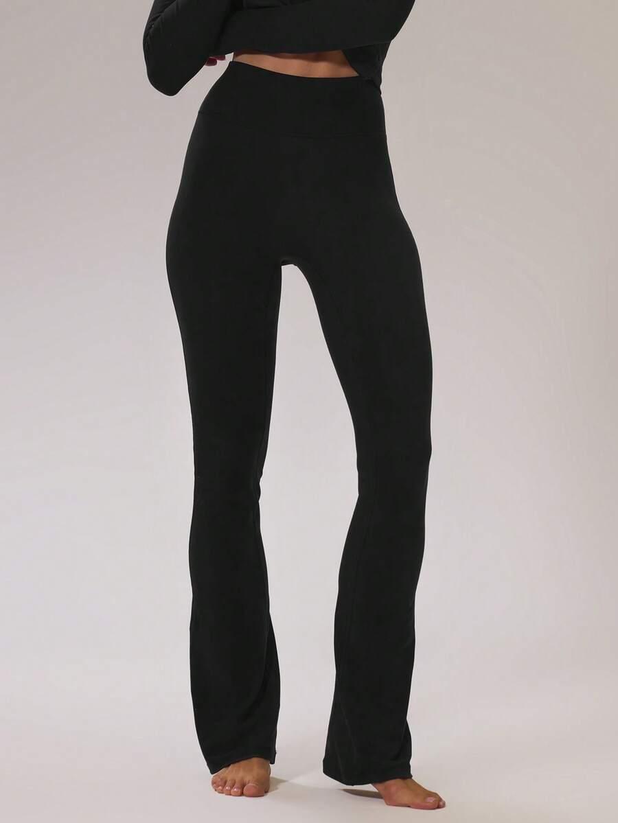 CZARNE LEGGINSY DZWONY