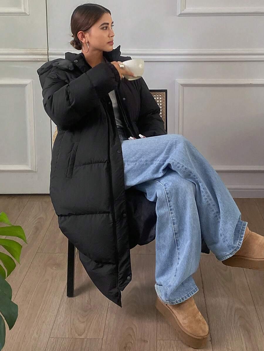 CZARNA PIKOWANA KURTKA