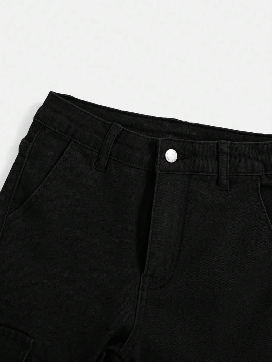 CZARNE spodnie JEANS 