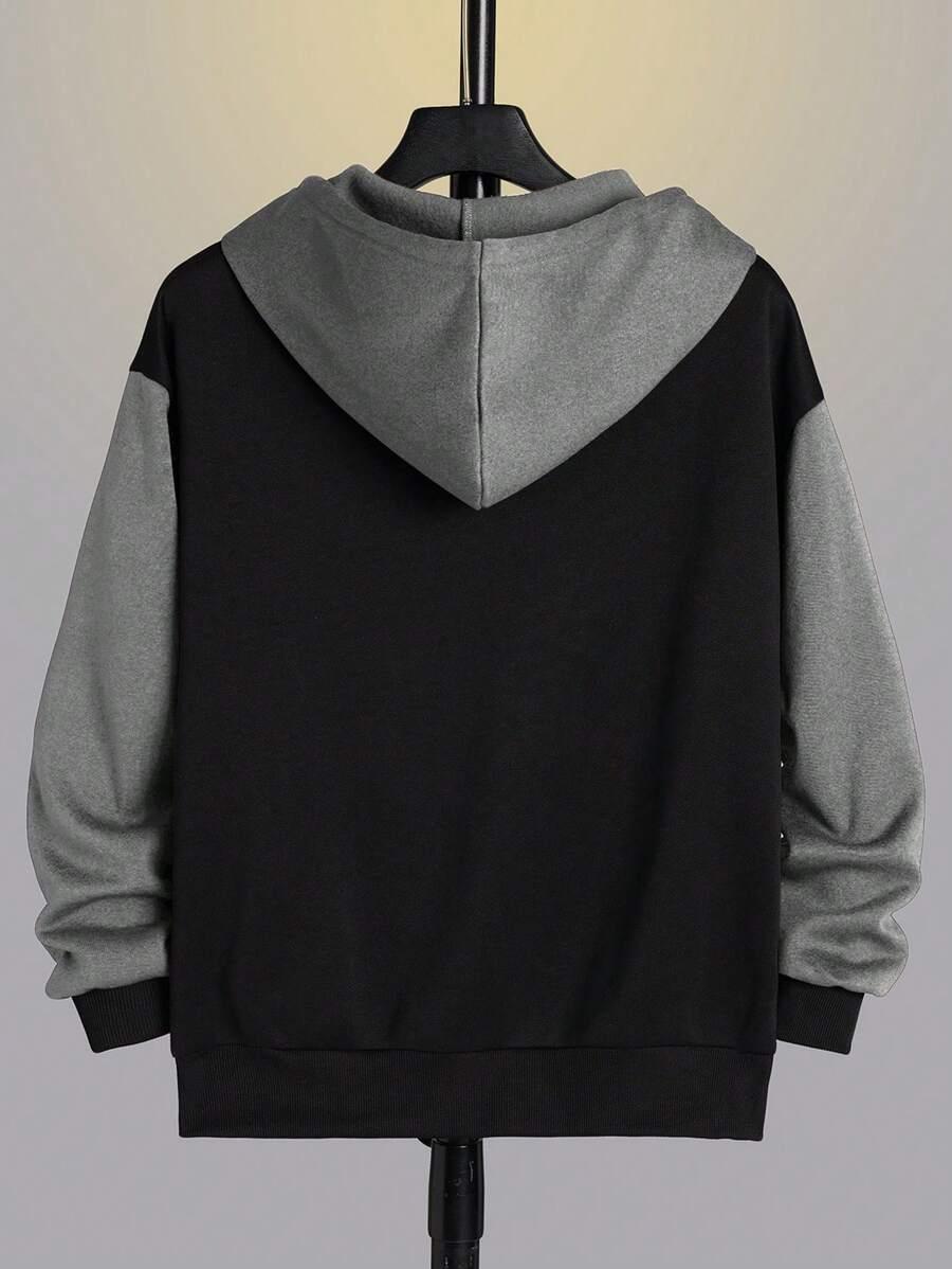 ROZPINANA BLUZA Z KAPTUREM 