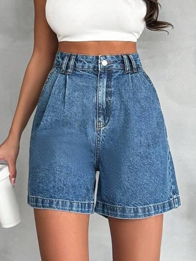 NIEBIESKIE SPODENKI JEANS