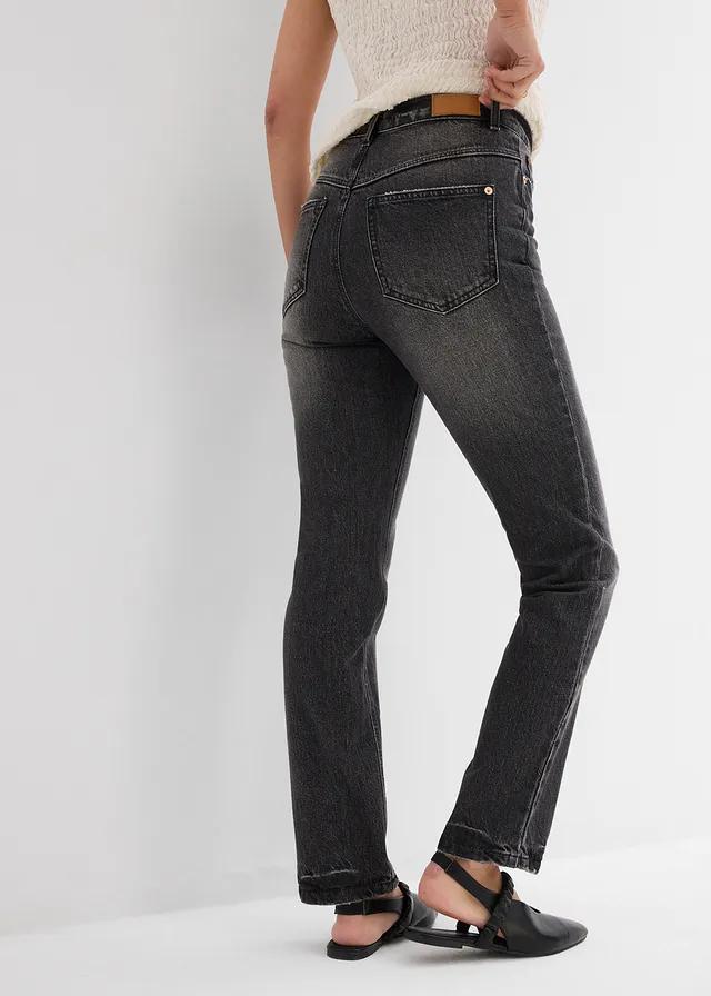 SZARE SPODNIE JEANS 