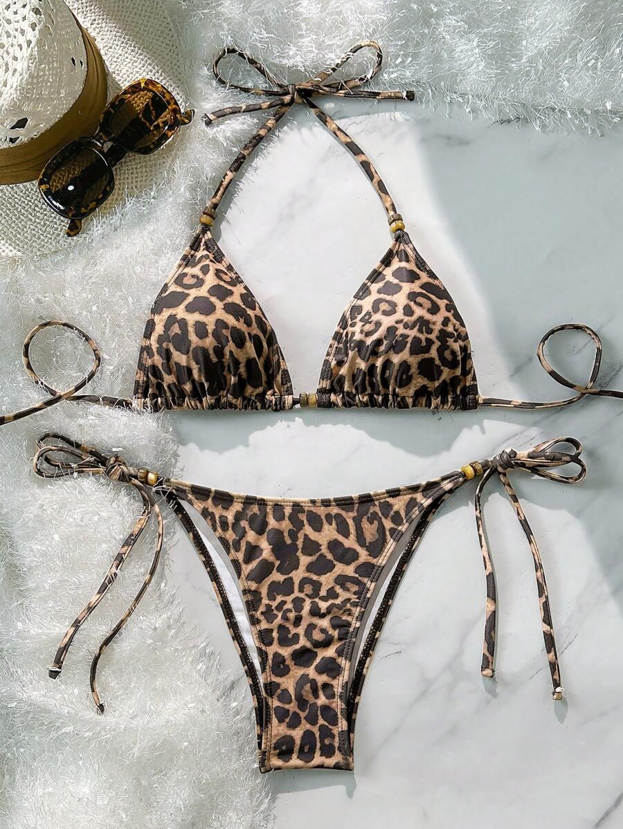 DWUCZĘŚCIOWE BIKINI DAMSKIE ZWIERZĘCY WZÓR