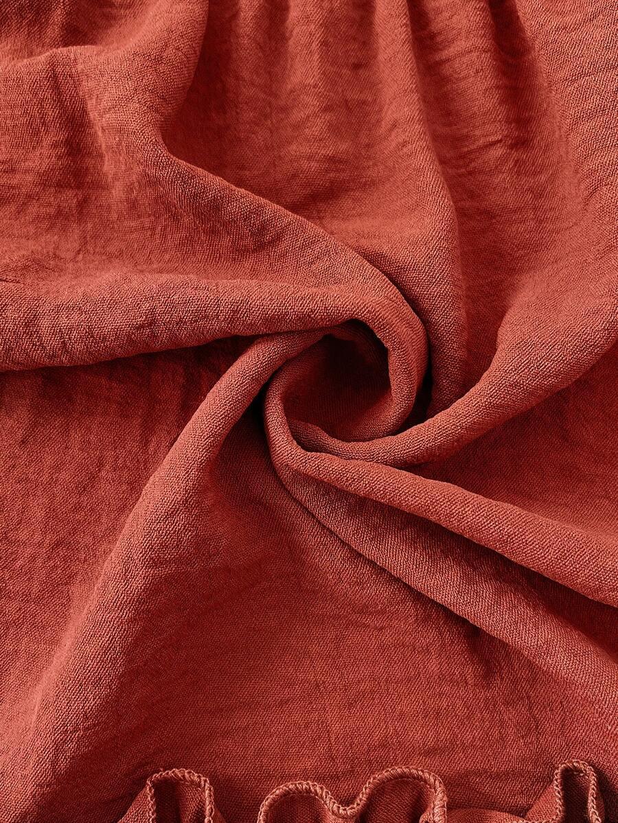 sukienka v-neck falbana