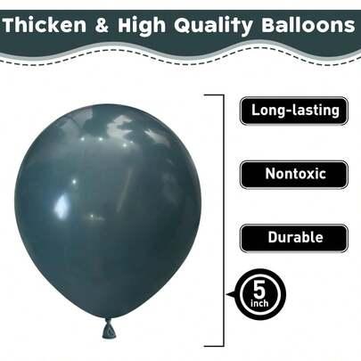 niebieskie balony 60-pack