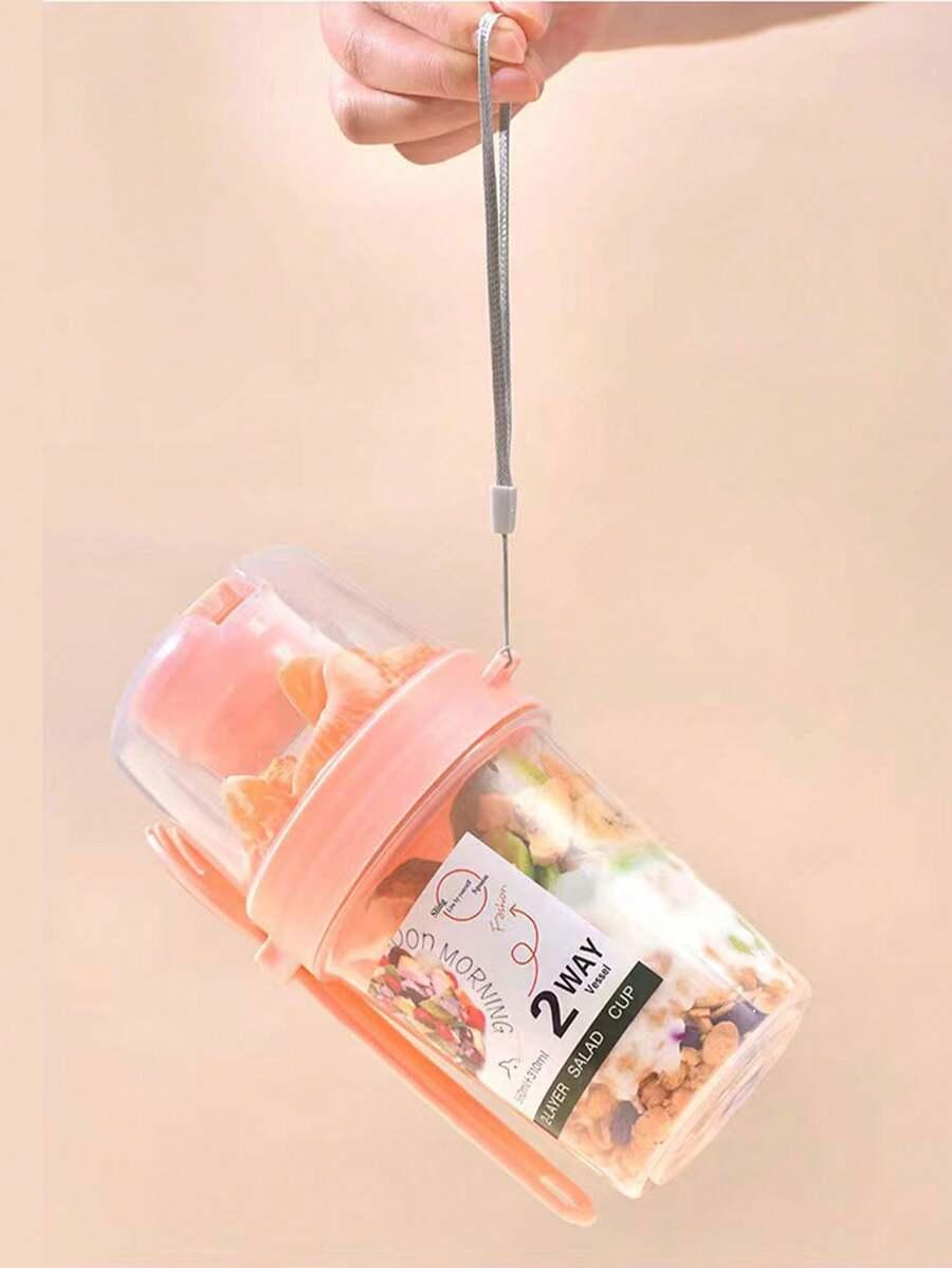 niebieski lunch box widelec