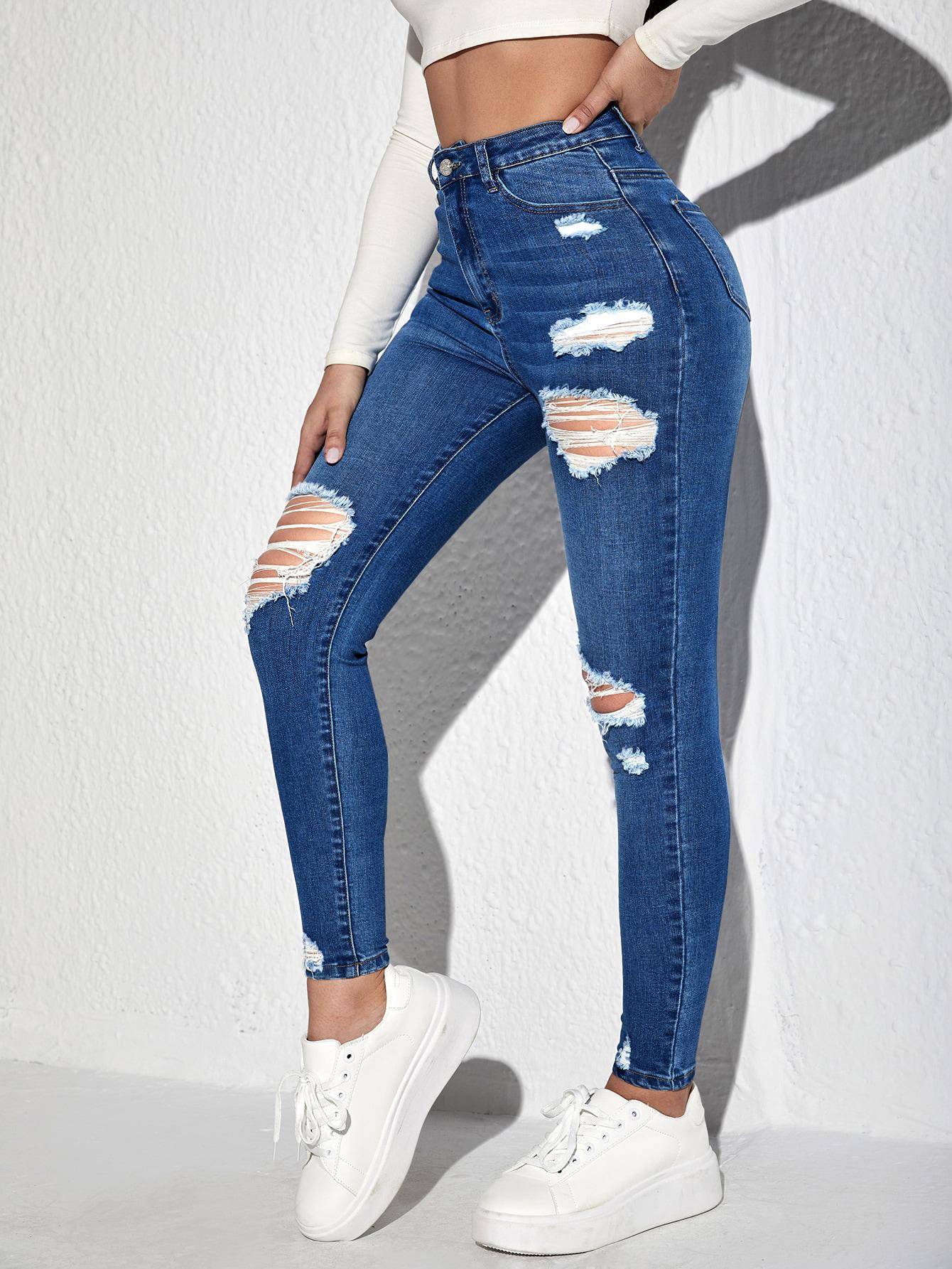 NIEBIESKIE JEANSY RURKI 