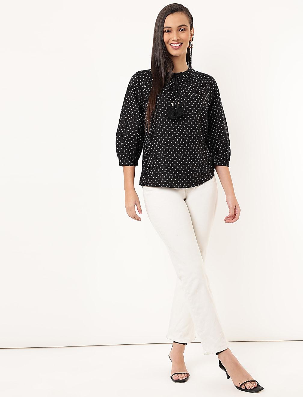 CZARNA BLUZKA T52-2527K-Y4