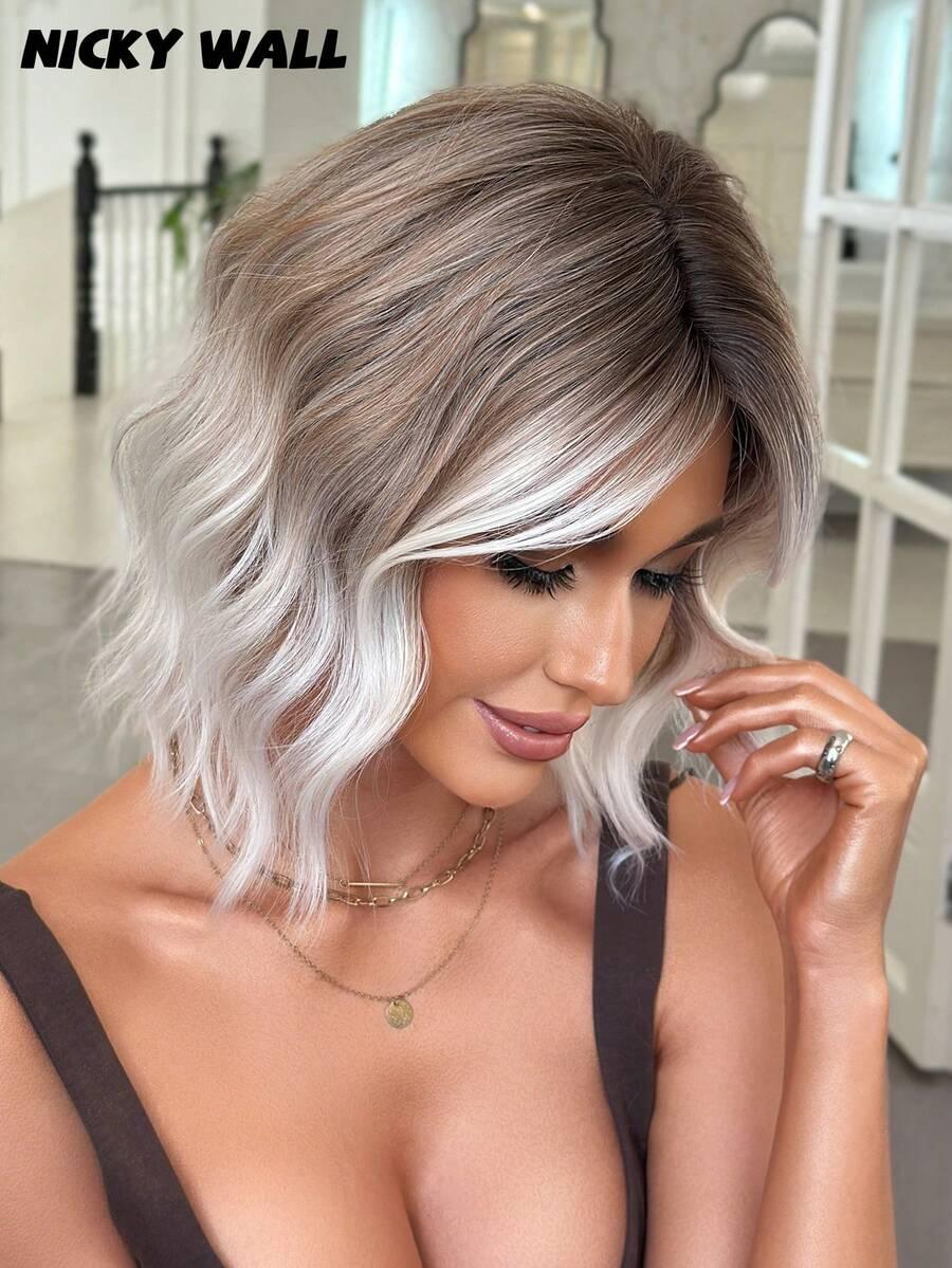 BLOND PERUKA WŁOSY SYNTETYCZNE