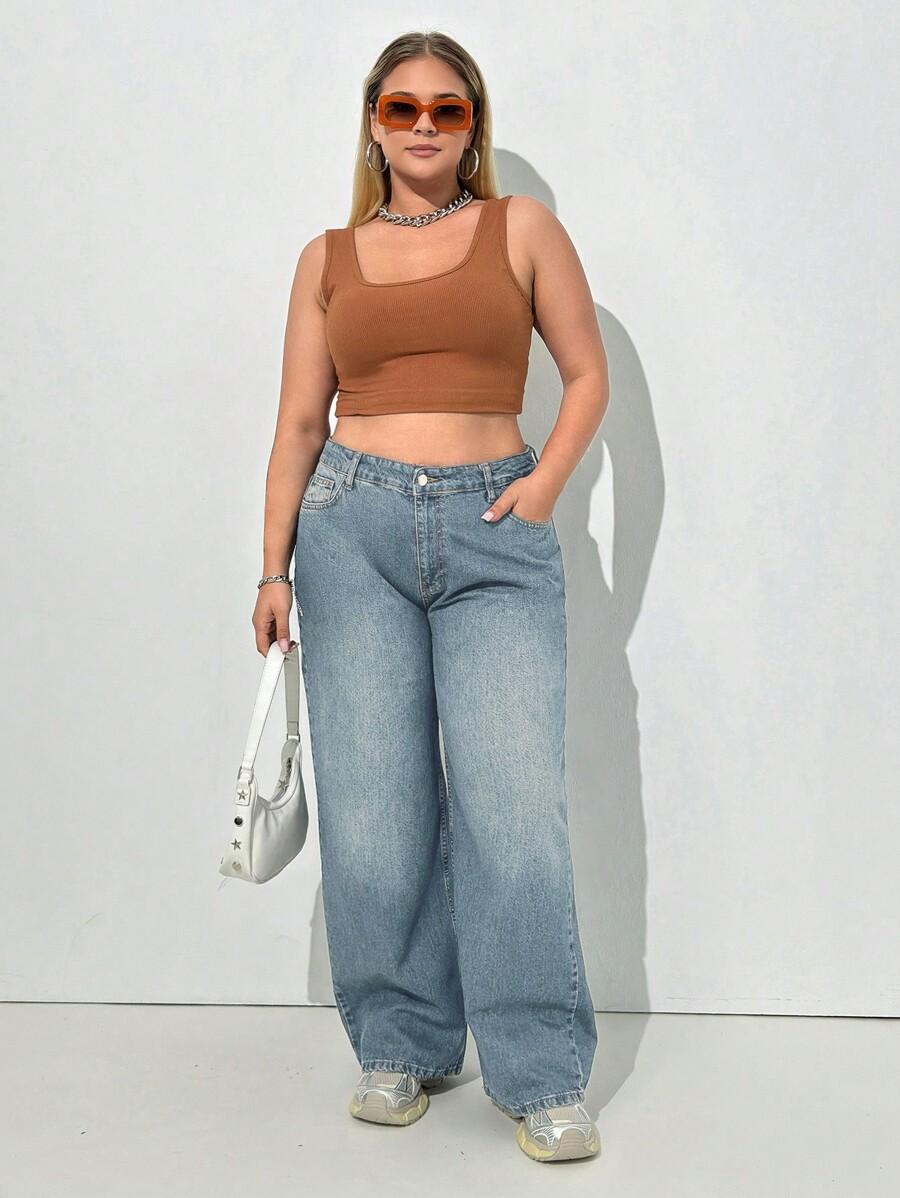 NIEBIESKIE SPODNIE JEANS