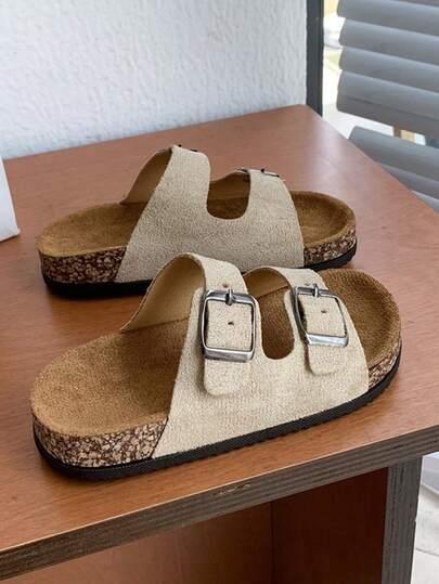 BEŻOWE SANDAŁY CASUAL 