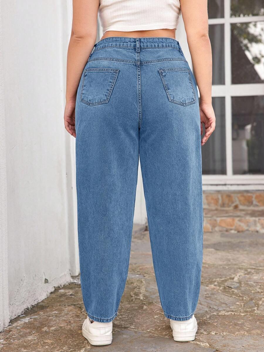 NIEBIESKIE SPODNIE JEANS