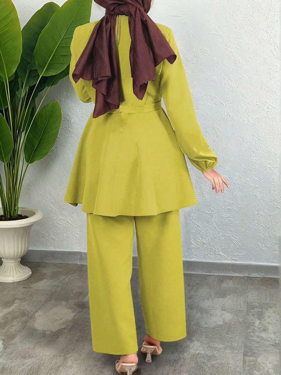 zielone spodnie casual