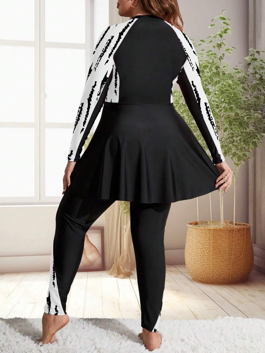 góra od stroju kąpielowego tankini burkini