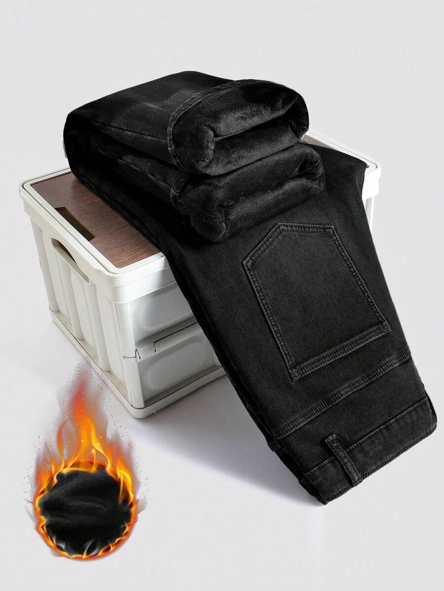 CZARNE SPODNIE JEANS