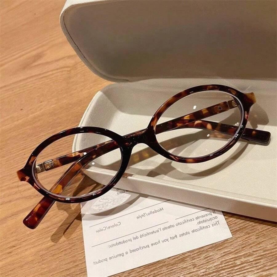 okulary zerówki animal print 