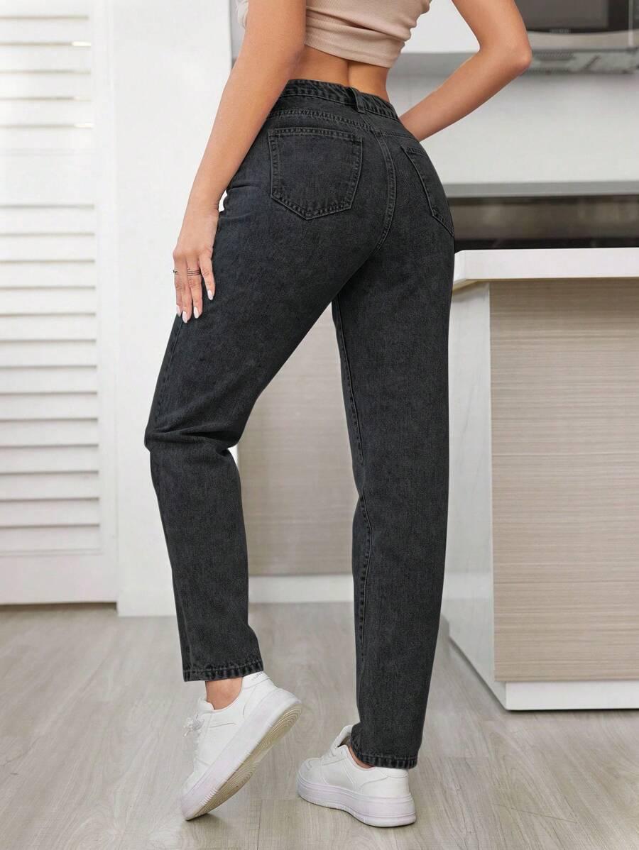 CZARNE JEANSY CASUAL