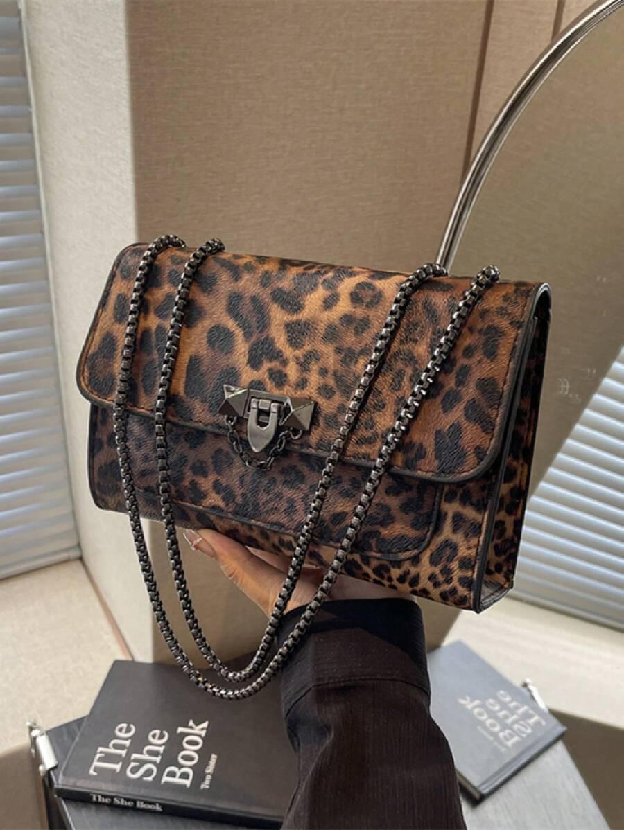 torebka naramię animal print