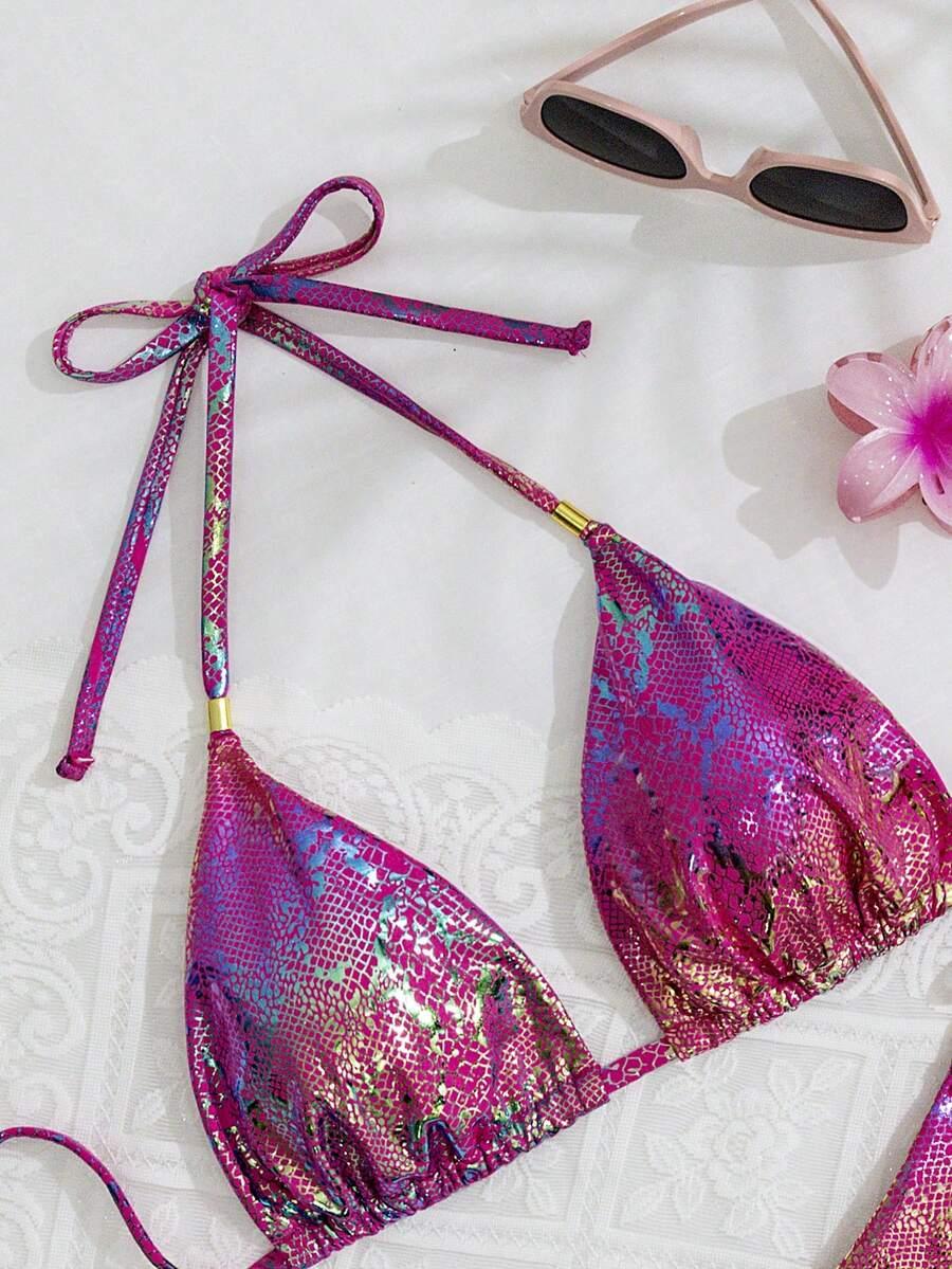 różowy dół od bikini