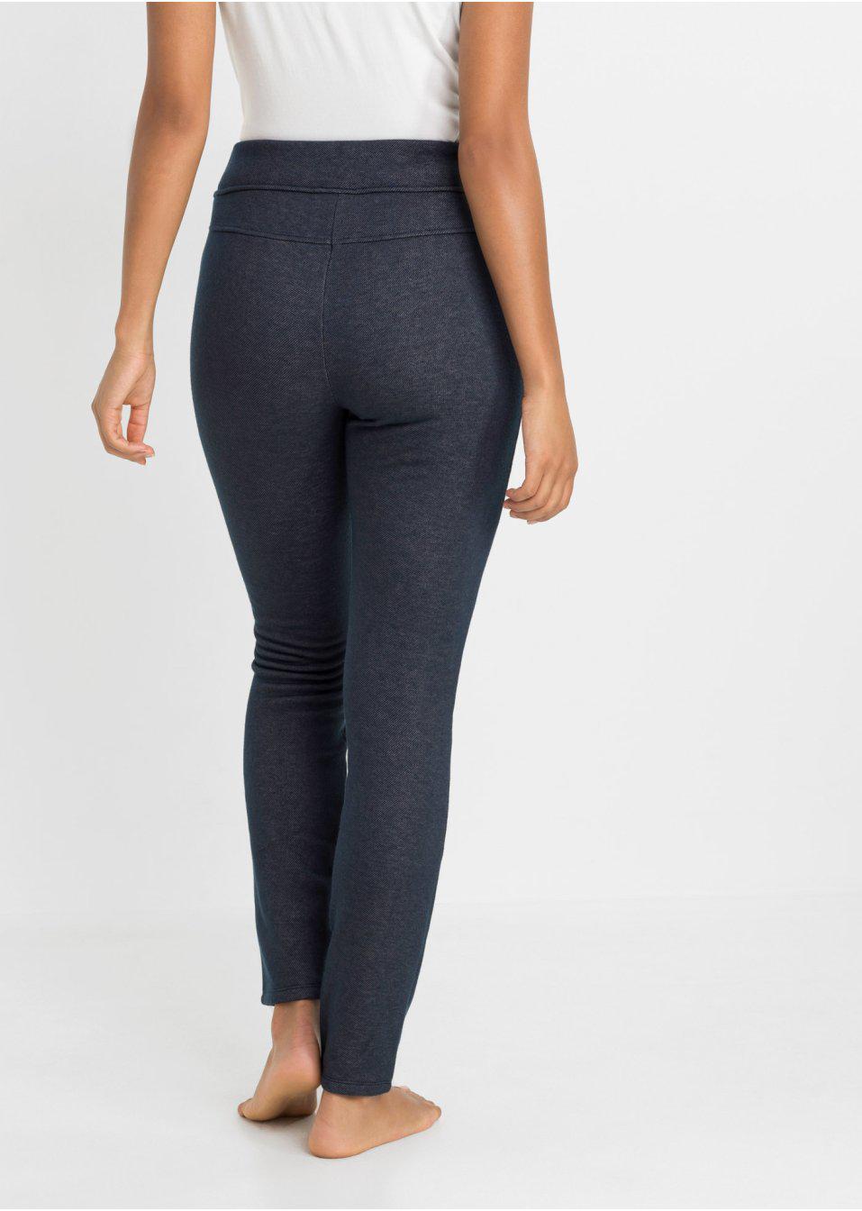 LEGGINSY OCIEPLANE GRANATOWE