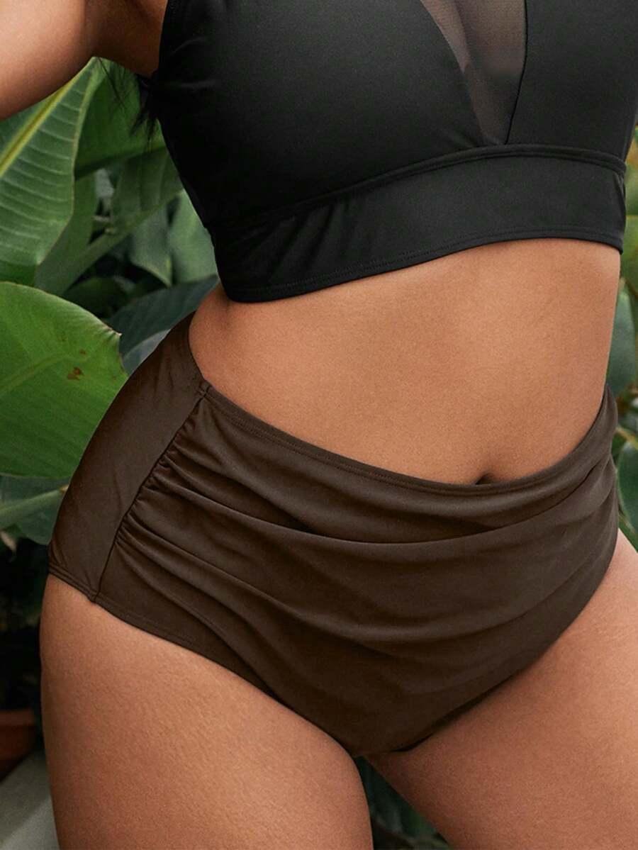 JASNOBRĄZOWY DÓŁ OD BIKINI